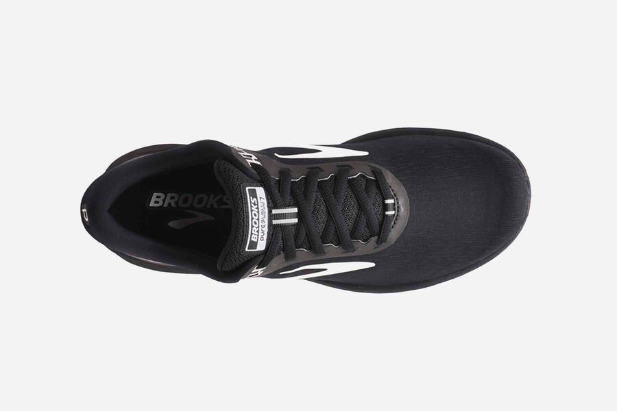 Brooks Israel Pureflow 7 Road Running Shoes Womens - Black/White - RYU-486027